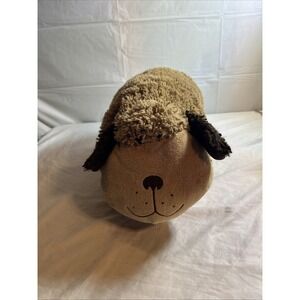 Pillow Pets Snuggly Puppy Tan Brown Plush Dog Super Soft Stuffed Animal